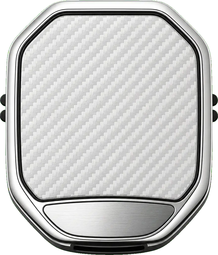 Rounded-octagon ESSENTIQA car diffuser product